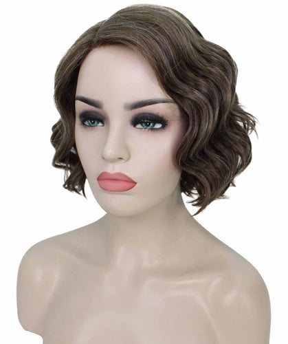 Grey with Golden Blonde monofilament lace front wigs