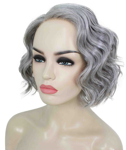 Salt & Pepper Grey monofilament lace front wigs
