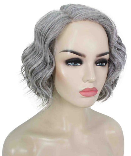 Salt & Pepper Grey monofilament lace front wigs