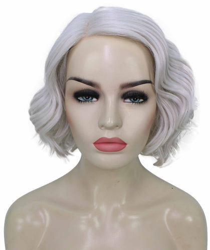 Silver Grey monofilament lace front wigs
