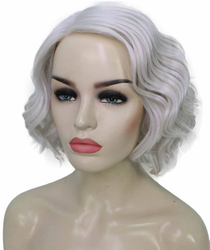 Silver Grey monofilament lace front wigs