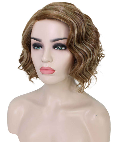 Light Blonde with Blonde Highlight monofilament lace front wigs