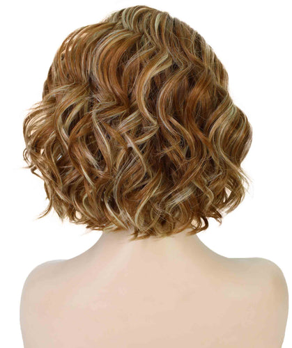 Light Blonde with Blonde Highlight monofilament lace front wigs