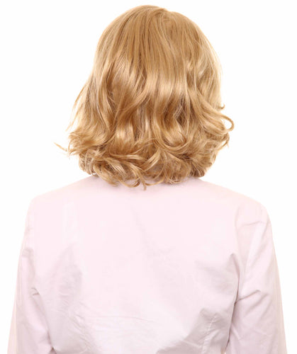 Champaign Blonde layered bob wig