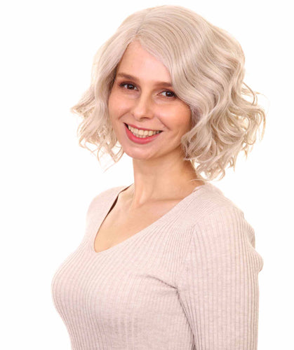 Light Silver Grey monofilament lace front wigs
