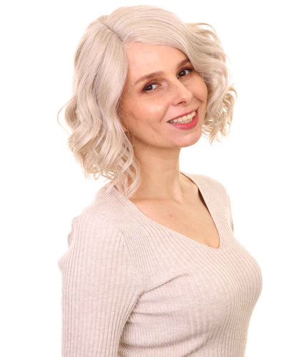 Light Silver Grey monofilament lace front wigs