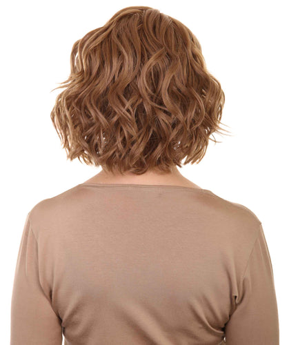 Light Aurburn with Bld Highlight Front monofilament lace front wigs