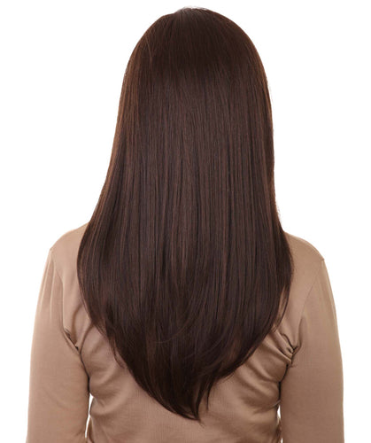 Chocolate Brown swiss lace front wig
