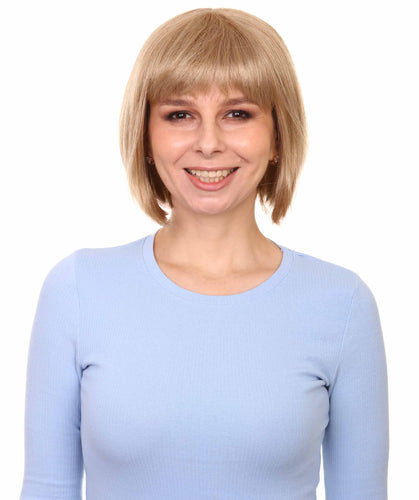 Honey Blonde bob wigs for women