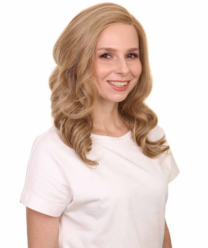 Ash Blonde synthetic swiss lace front wigs