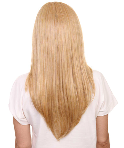 Strawberry Blonde swiss lace front wig