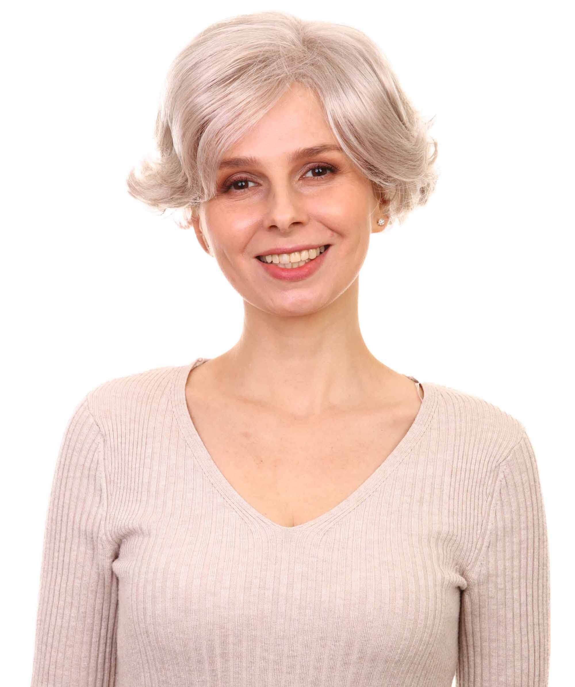 Tousled Hairdo Bob Wig with Windblown Layers