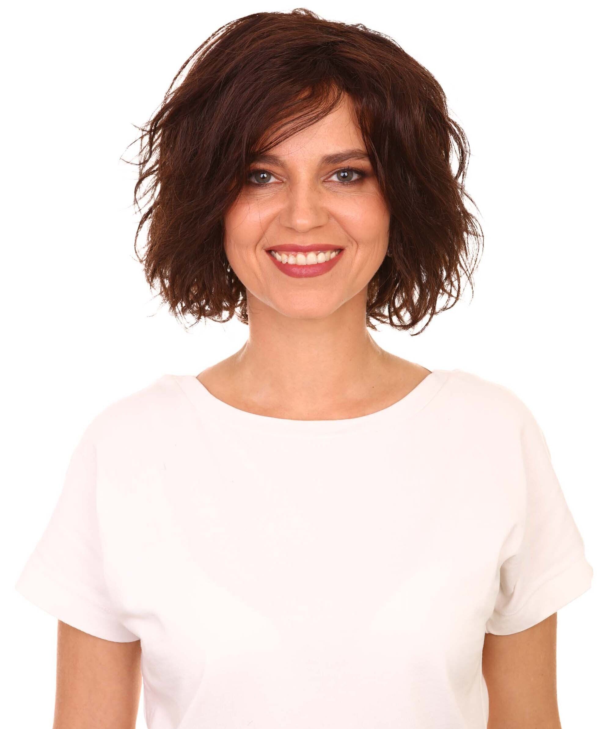 tousled bob wig